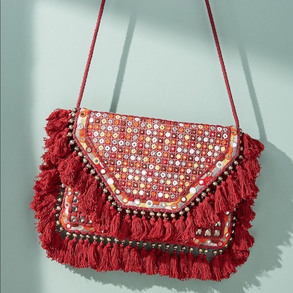 Anthropologie Handbags - 🌹3XHP🌹Anthropologie Augusta Clutch NWT